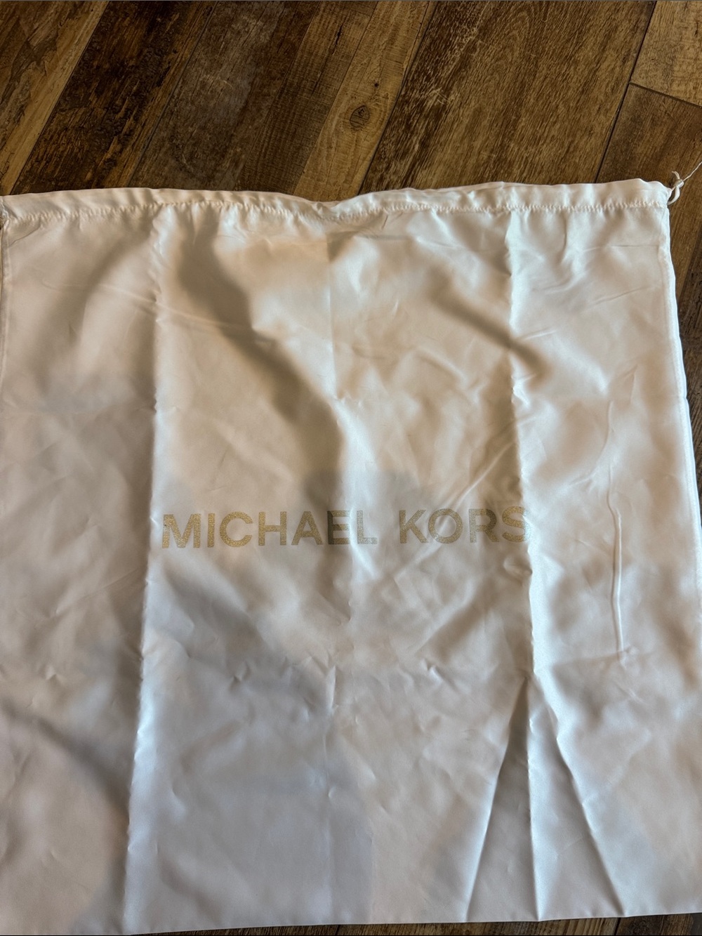 Michael Kors white satin drawstring dustbag - Picture 2 of 3